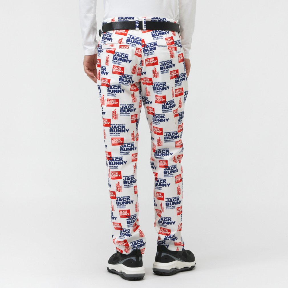 ジャック バニー ゴルフウェア スラックス 秋 冬 T/Cツイルプリント