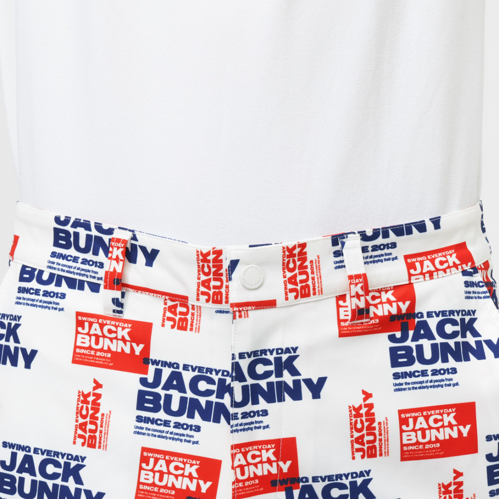 ジャック バニー ゴルフウェア スラックス 秋 冬 T/Cツイルプリント