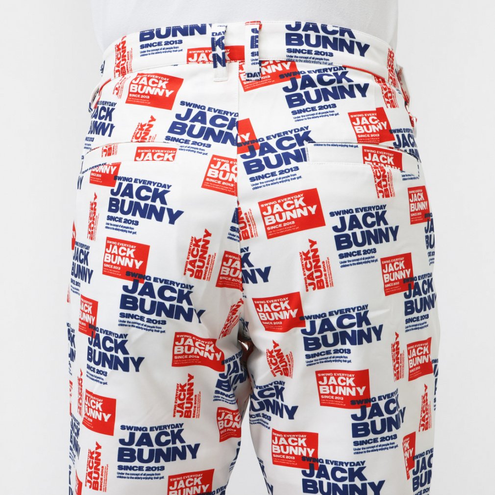 ジャック バニー ゴルフウェア スラックス 秋 冬 T/Cツイルプリント