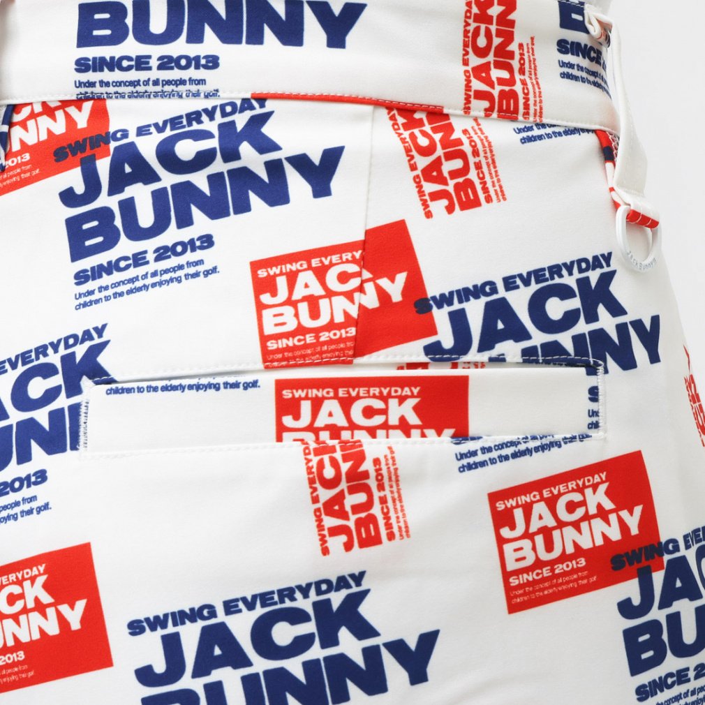 ジャック バニー ゴルフウェア スラックス 秋 冬 T/Cツイルプリント