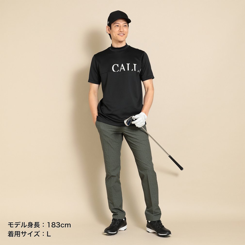 キャロウェイメンズウェア Callaway（キャロウェイ） メンズ モックネック 半袖 プルオーバー