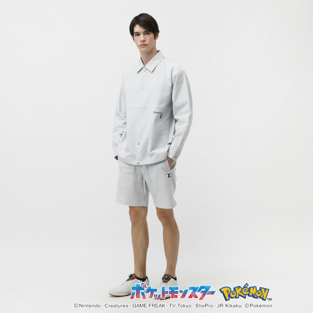 ポケモン】ピカチュウ C/Peサッカーストライプショートパンツ