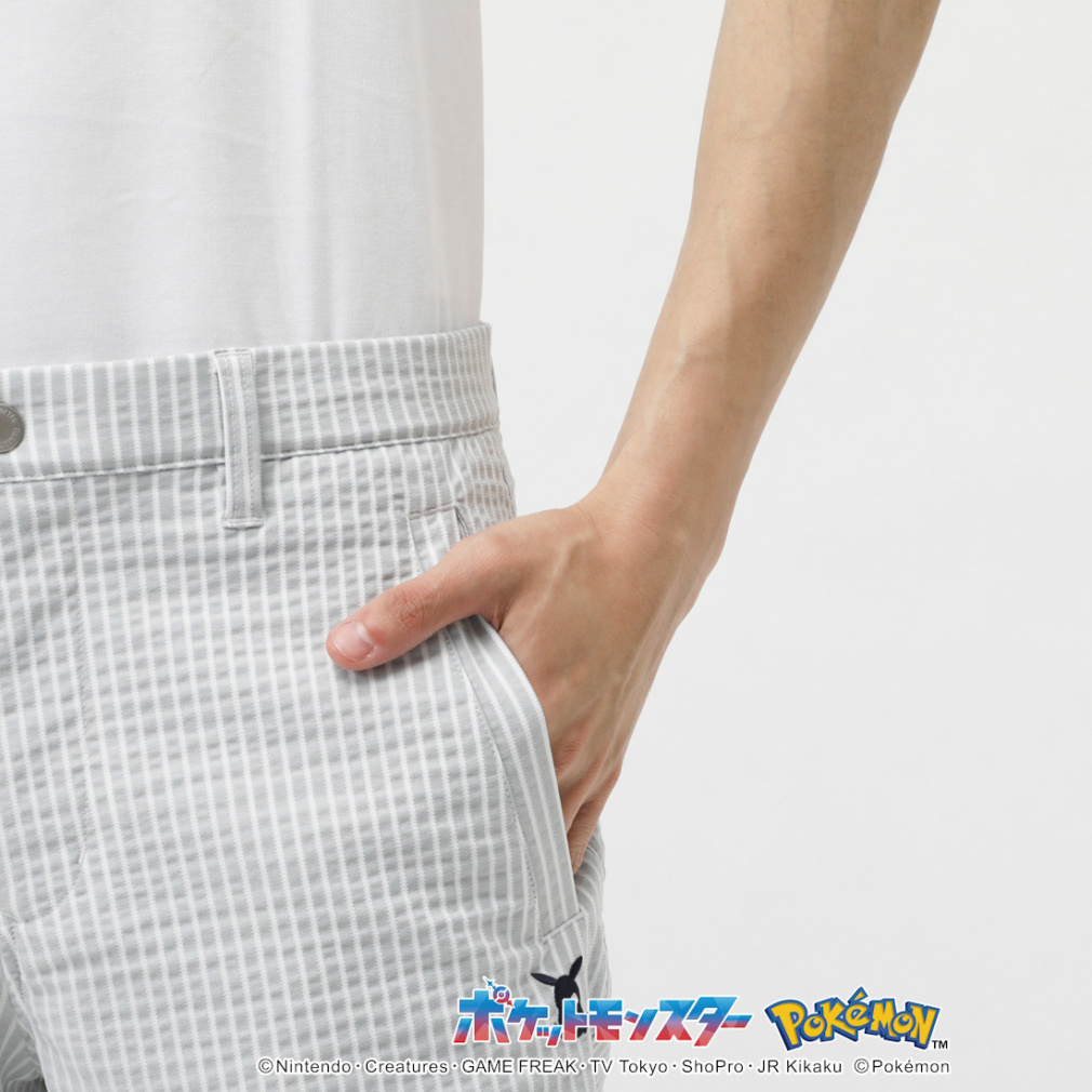 ポケモン】ピカチュウ C/Peサッカーストライプショートパンツ