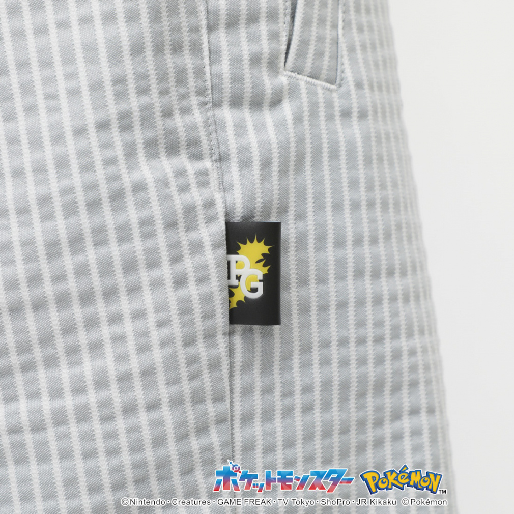 ポケモン】ピカチュウ C/Peサッカーストライプショートパンツ