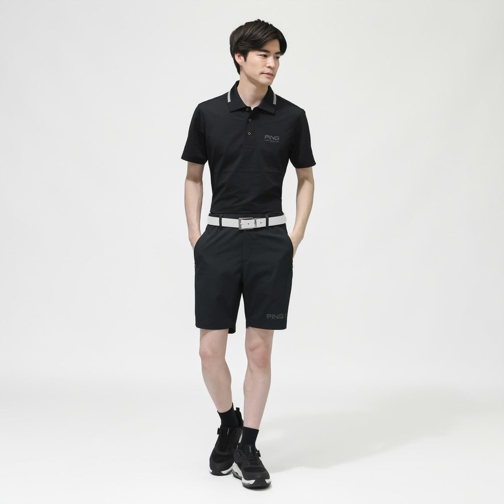 ピン ゴルフウェア ショートパンツ 春 夏 ストレッチサッカーショート