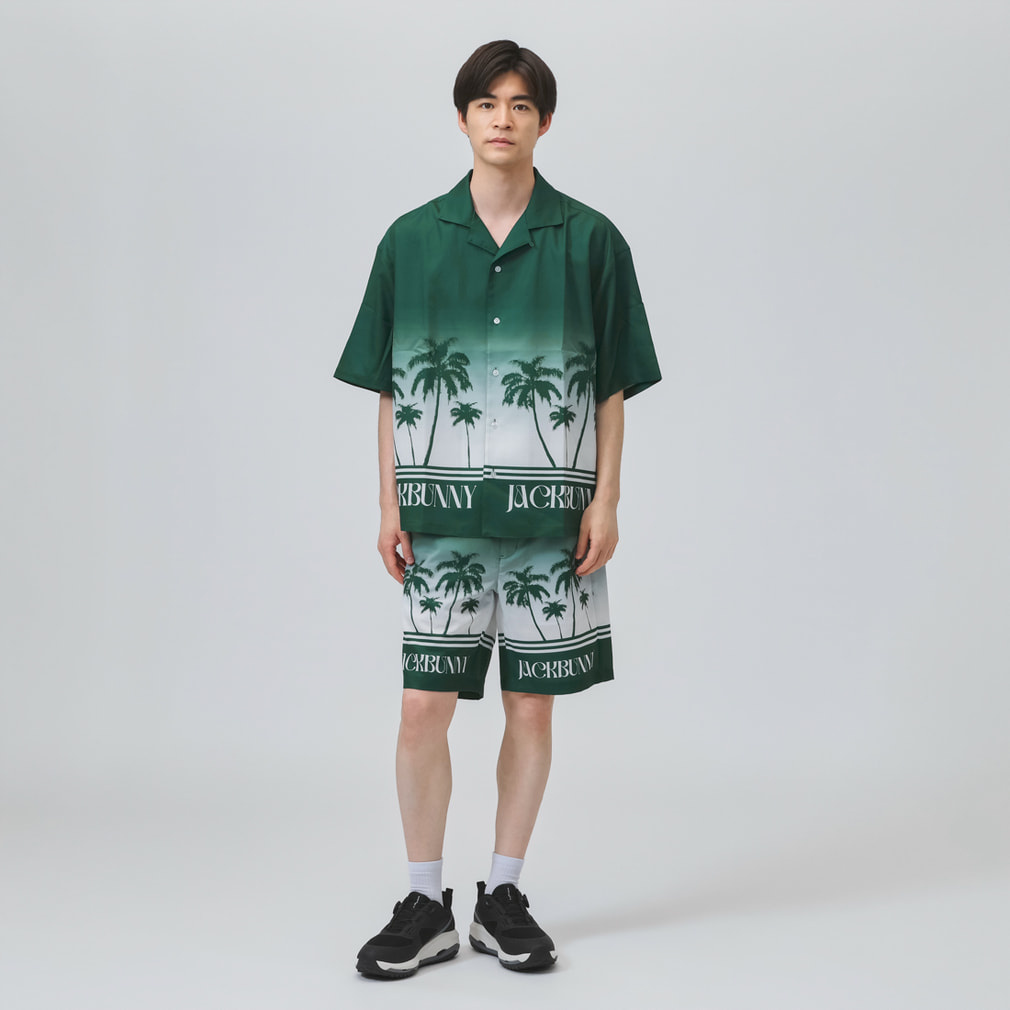 ジャック バニー ゴルフウェア ショートパンツ 春 夏 DotAir GREEN