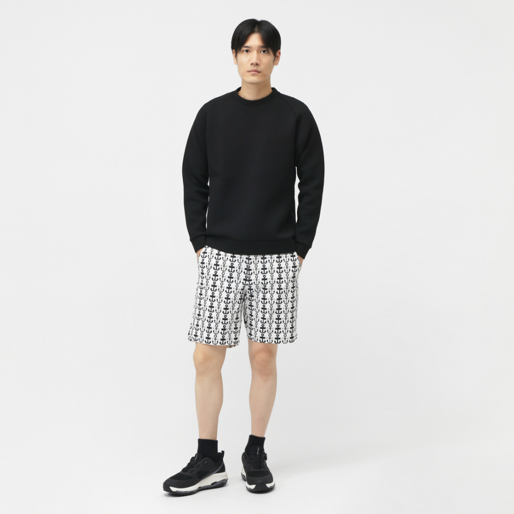 Nyストレッチドビー ロゴアンカー柄 0535232807｜Alpen Online