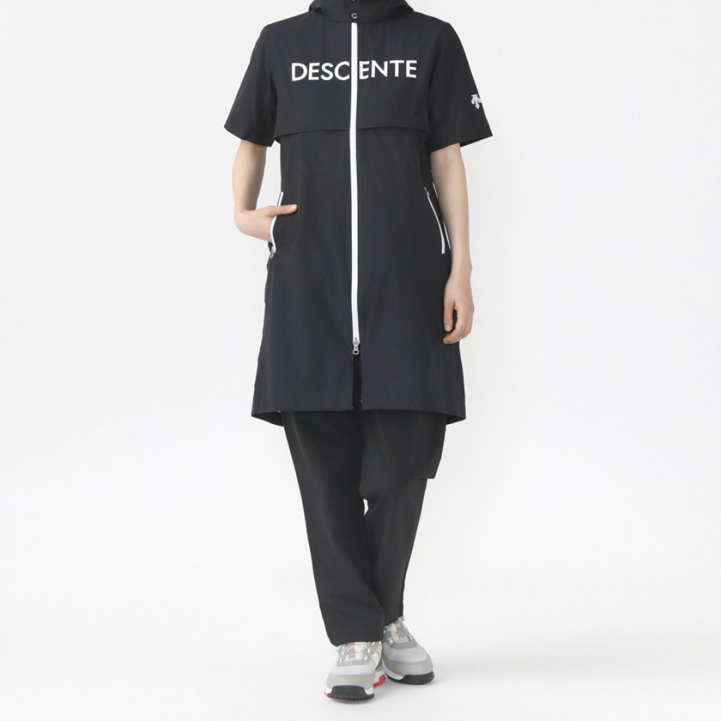 【157】DESCENTE ワンピース DGWTJJ00 ホワイト M LUXE】ボディシェルEXスリーブレスワンピース | デサントゴルフ公式