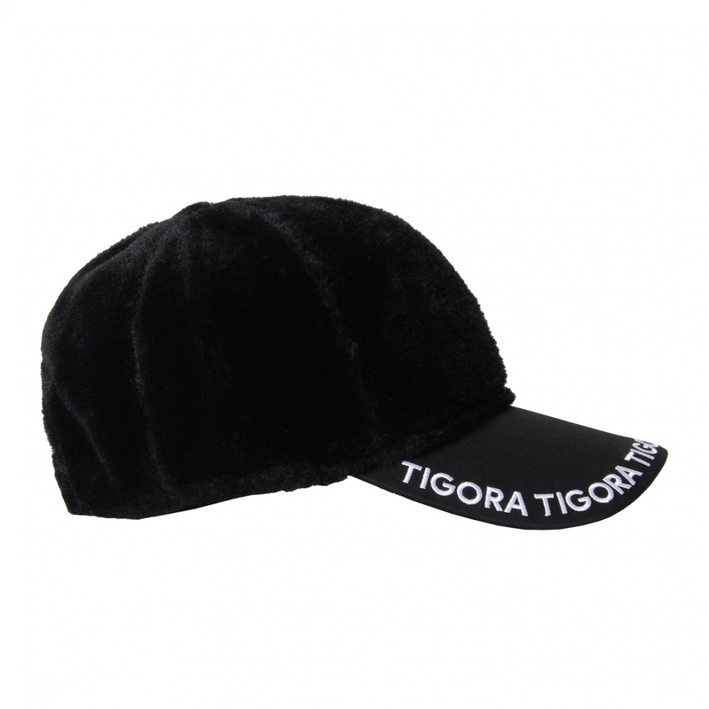 TIGORAティゴラ モノトーン 撥水加工 キャップ 帽子 フリーサイズ① ティゴラ レディース ゴルフウェア キャップ 秋 冬 ボアキャップ (TR