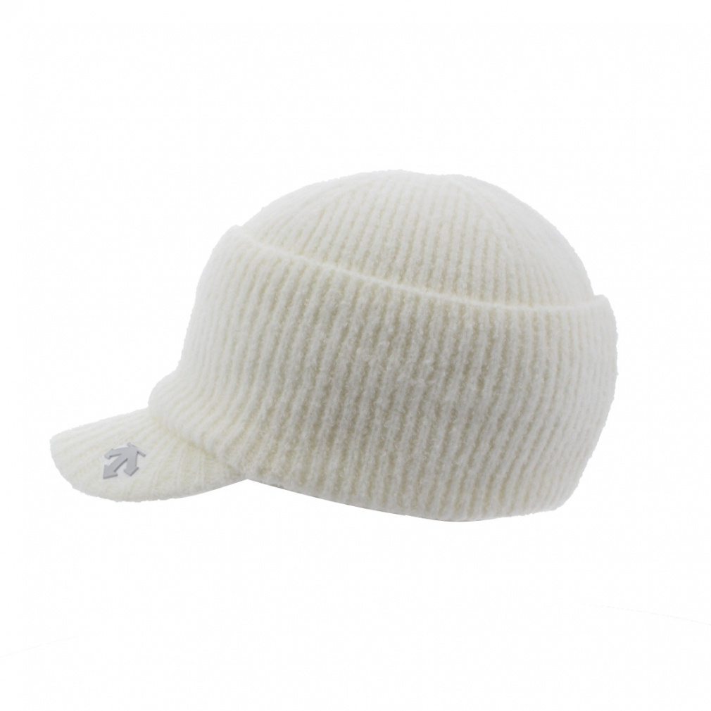 デサント ゴルフ レディース ゴルフウェア ニット帽子 秋 冬 ツバ付