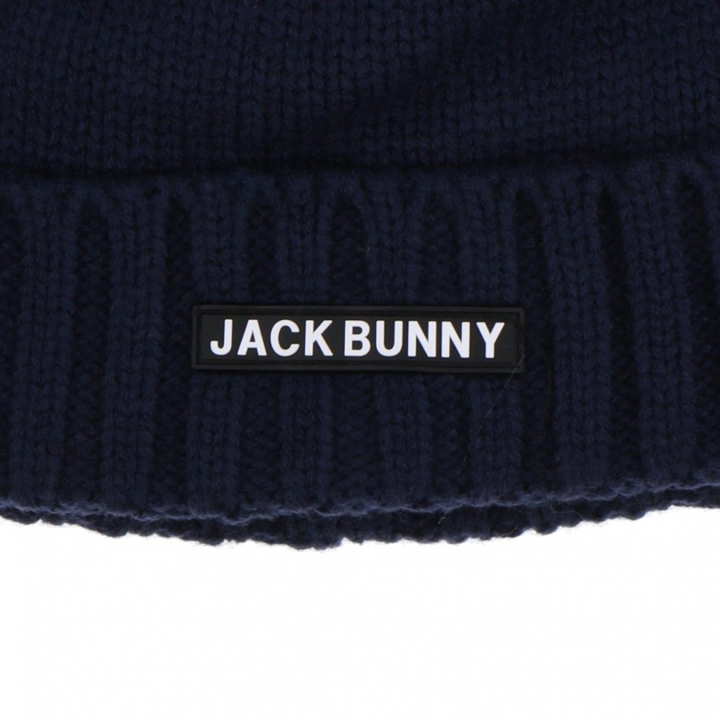 ジャック バニー レディース ゴルフウェア ニット帽子 秋 冬 ファー