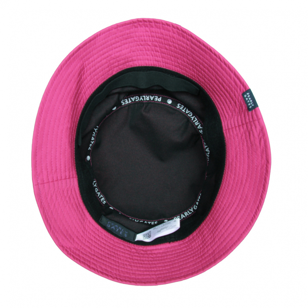 PEARLY GATES ブラック バケットハット 【オンライン限定アイテム