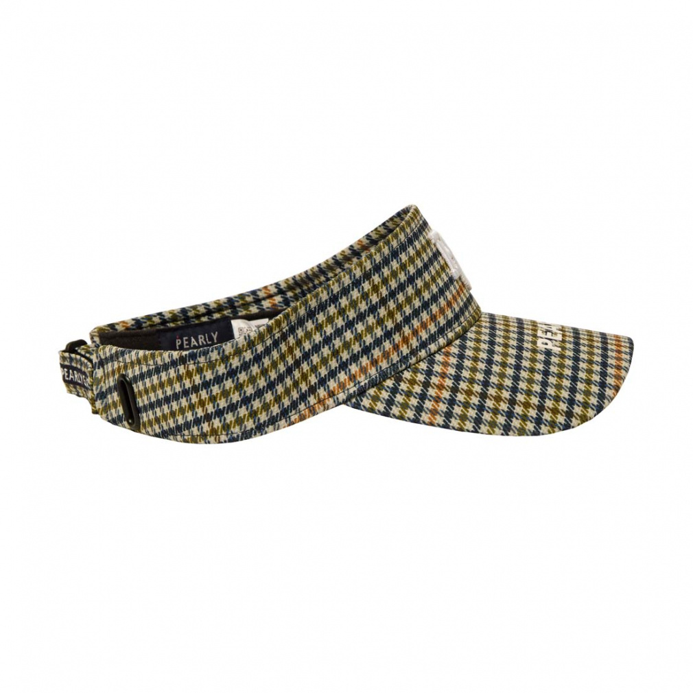 パーリーゲイツ ゴルフウェア キャップ 秋 冬 ガンクラブチェック柄