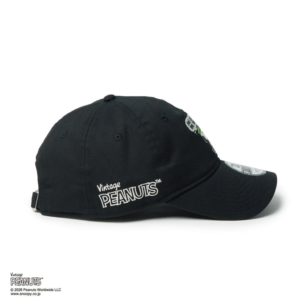ニューエラ ゴルフウェア キャップ 春 夏 GF 920 PEANUTS SPE BUB BLK
