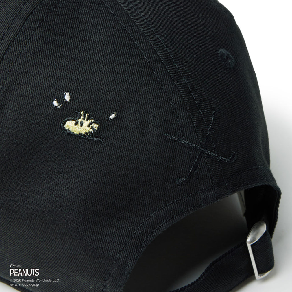 ニューエラ ゴルフウェア キャップ 春 夏 GF 920 PEANUTS SPE BUB BLK