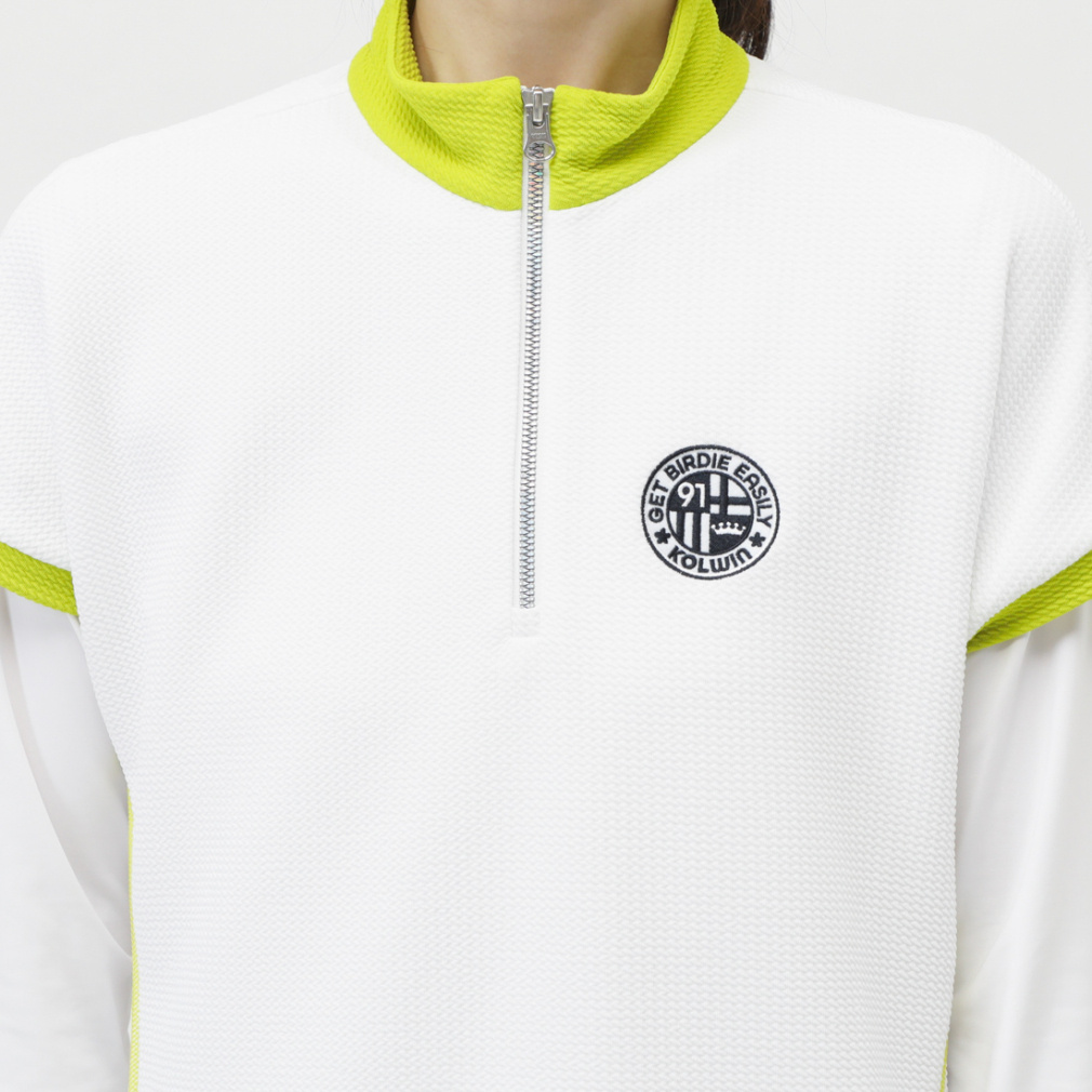 Kolwinゴルフウェア コルウィン レディース ゴルフウェア セットシャツ 春 夏 ハーフジップ