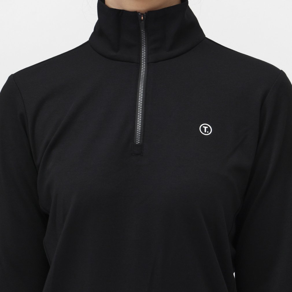 ティゴラ レディース ゴルフウェア 長袖シャツ 秋 冬 T.ウール混ハーフ