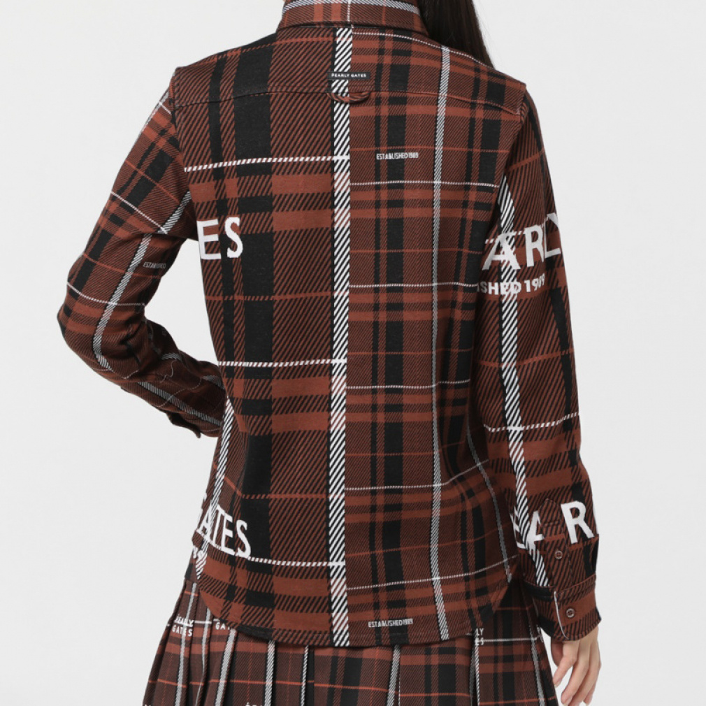 Wジャガード ロゴチェック柄 0553261006｜Alpen Online