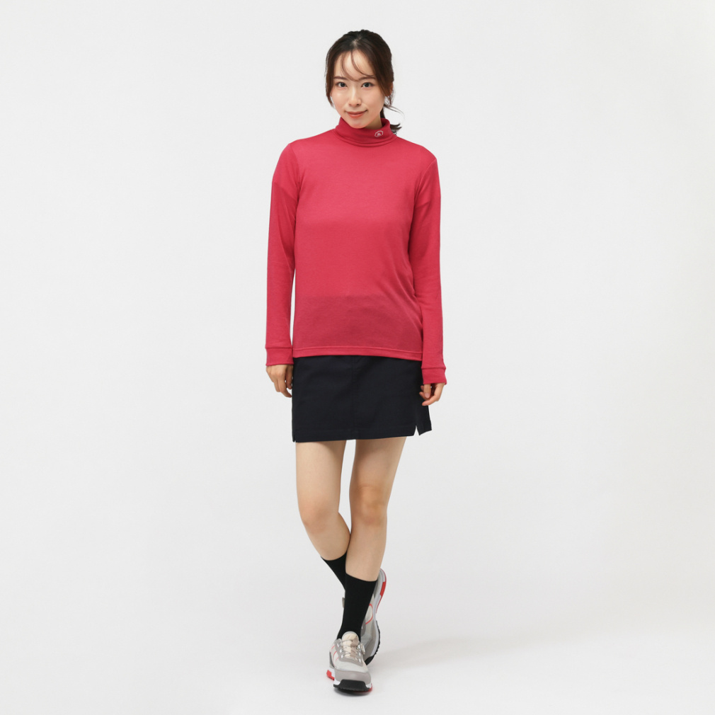 パーリーゲイツ レディース ゴルフウェア 長袖シャツ 秋 冬 スーパー