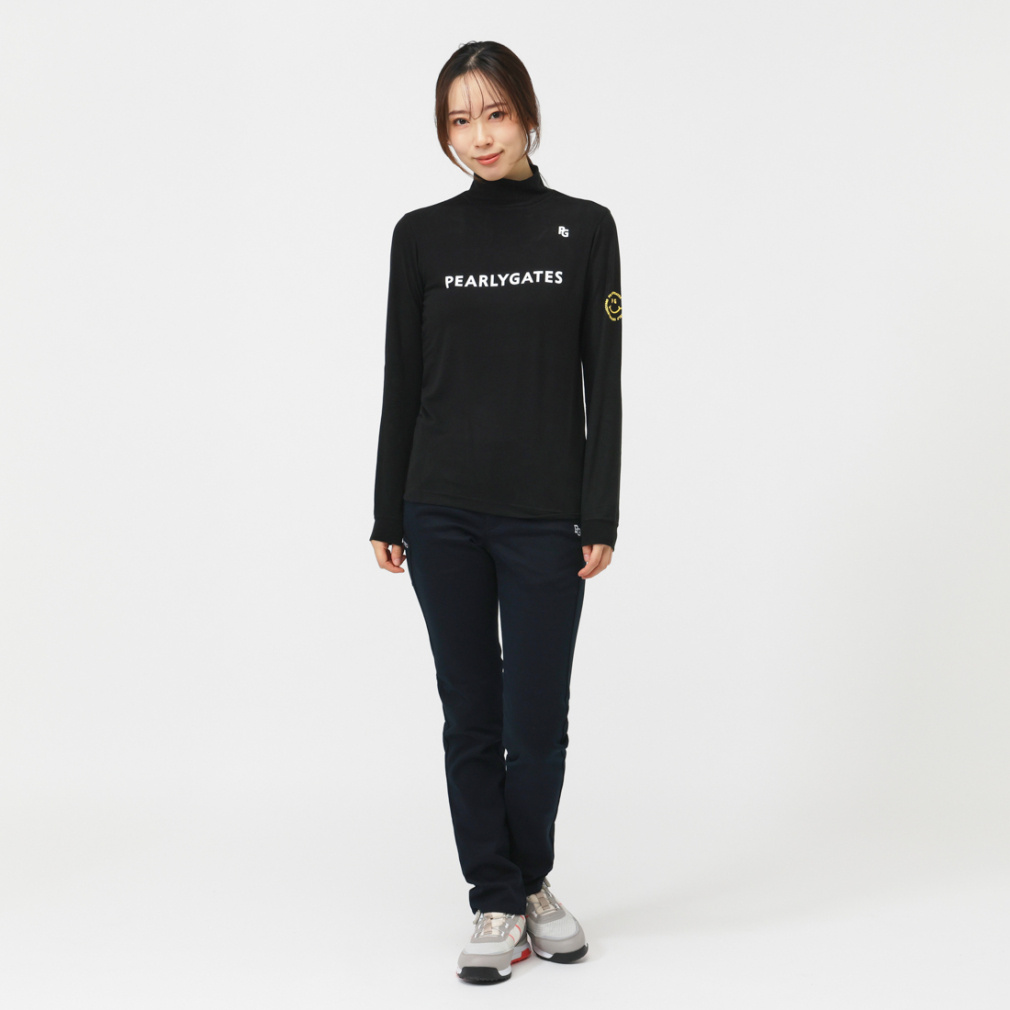 パーリーゲイツ　長袖トップス パーリーゲイツ レディース ゴルフウェア 長袖シャツ 秋 冬 PG is PG