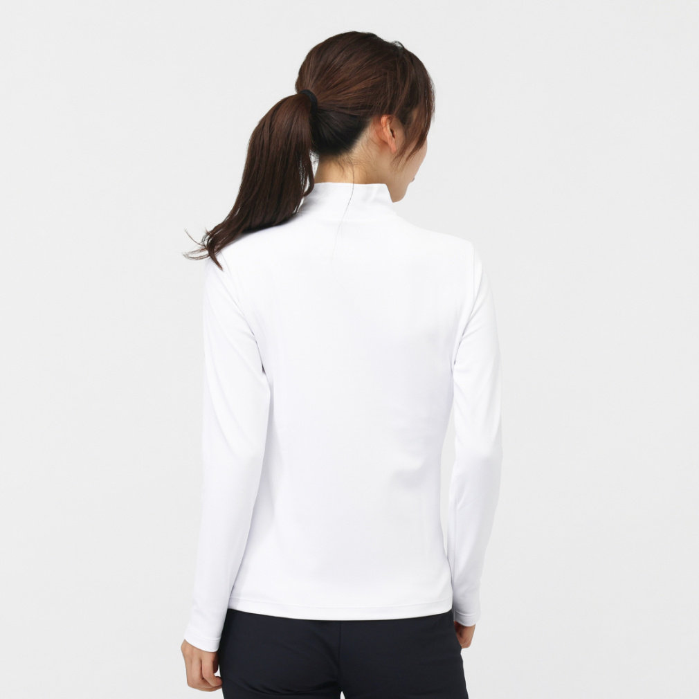 デサント ゴルフ レディース ゴルフウェア 長袖シャツ 秋 冬 防風ベア