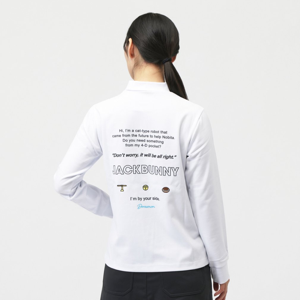 ジャック バニー レディース ゴルフウェア 長袖シャツ 秋 冬