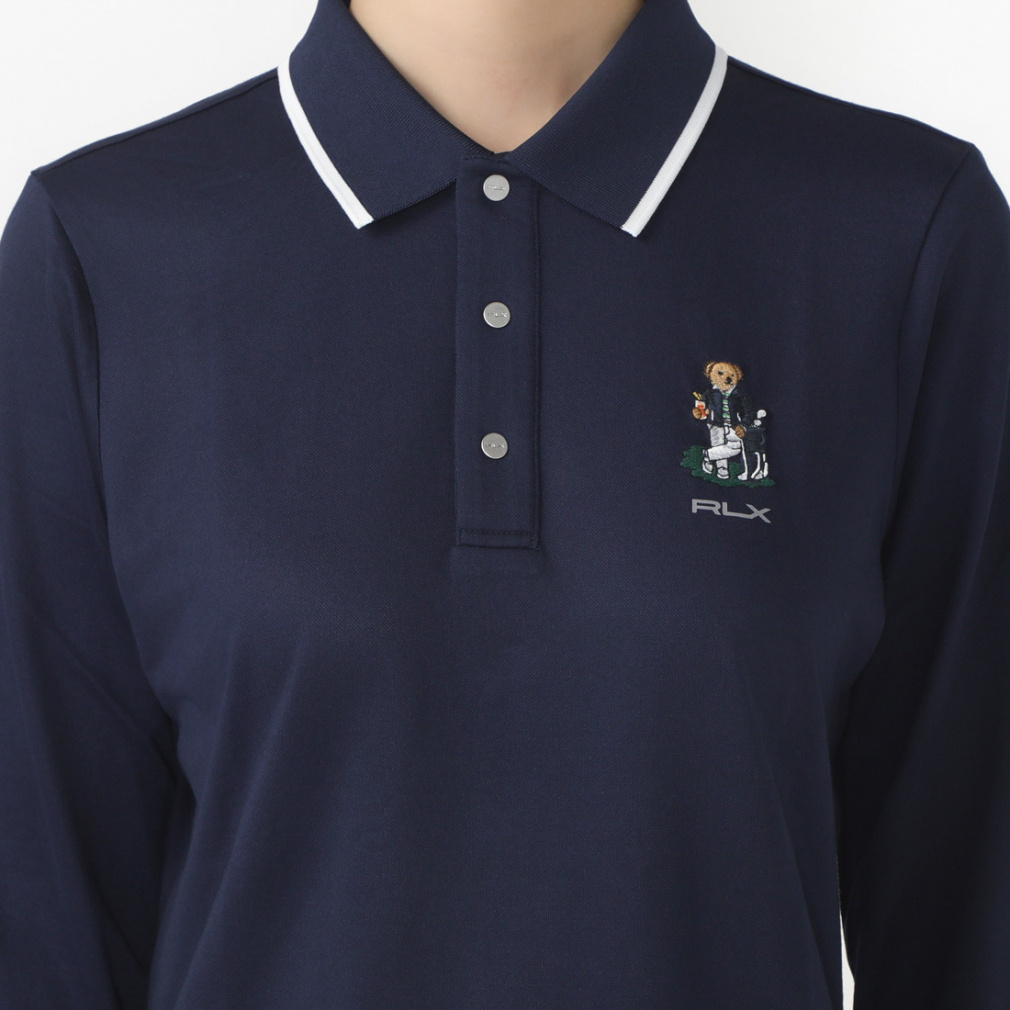 ラルフローレン レディース ゴルフウェア 長袖シャツ 秋 冬 テーラード