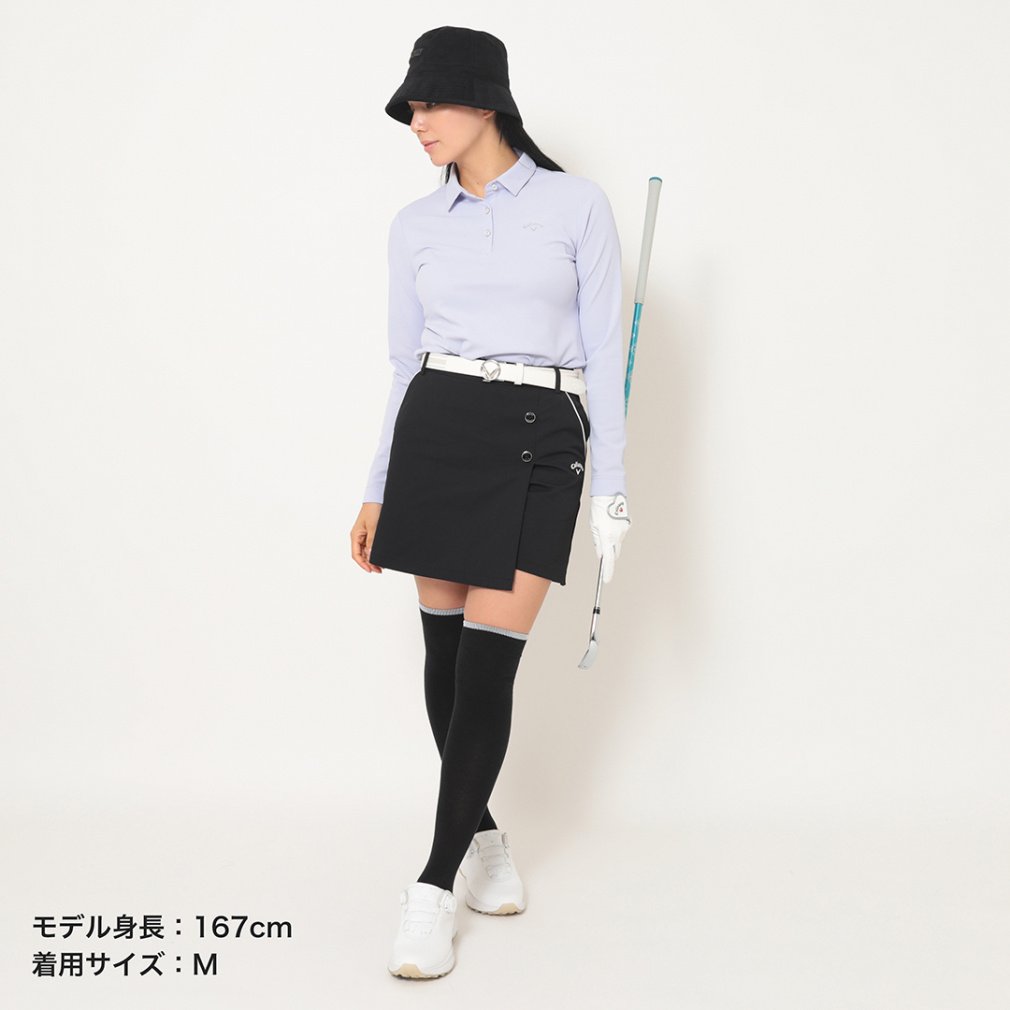 キャロウェイ レディース ゴルフウェア 長袖シャツ 秋 冬 オニカノコ