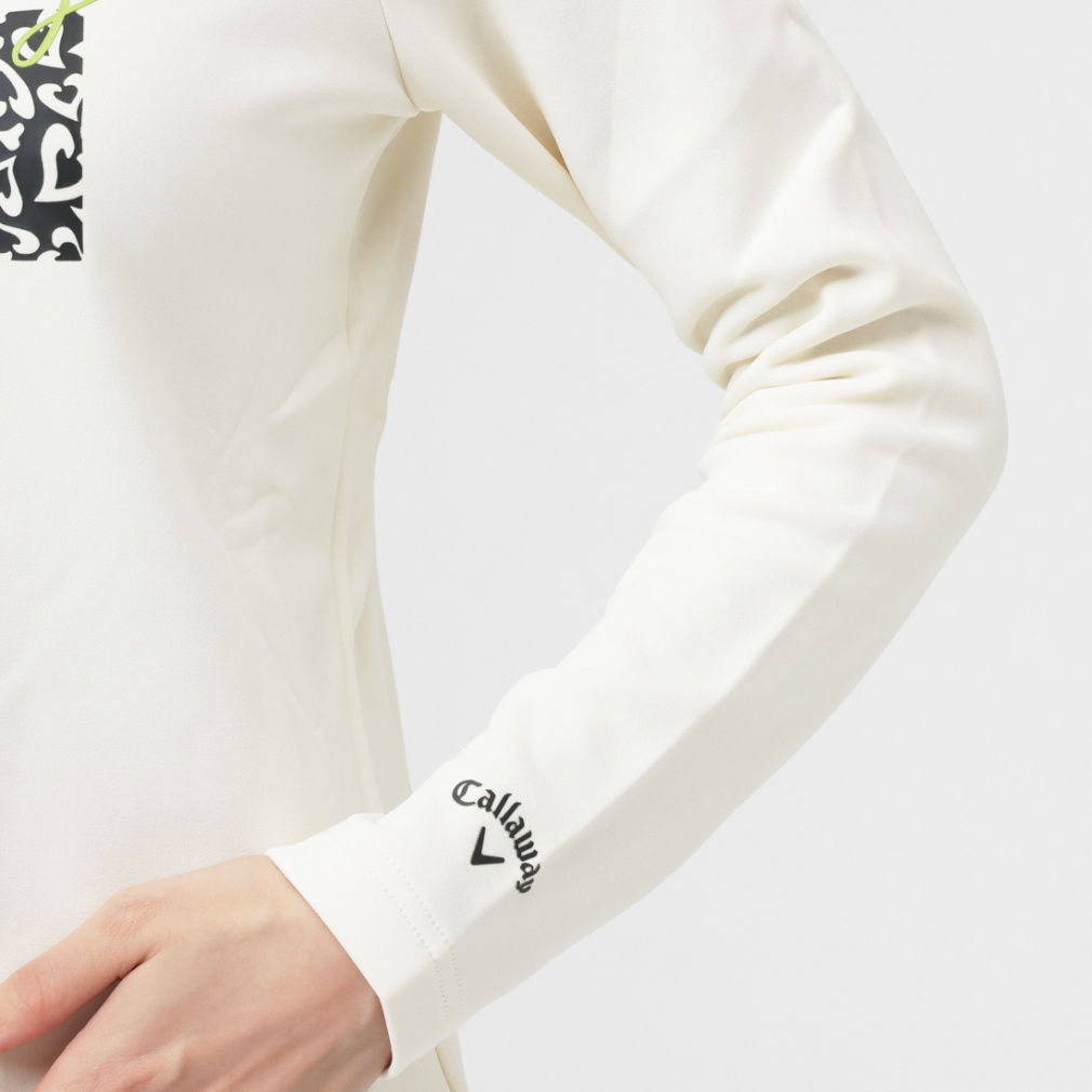 キャロウェイ レディース ゴルフウェア 長袖シャツ 秋 冬 レオパード