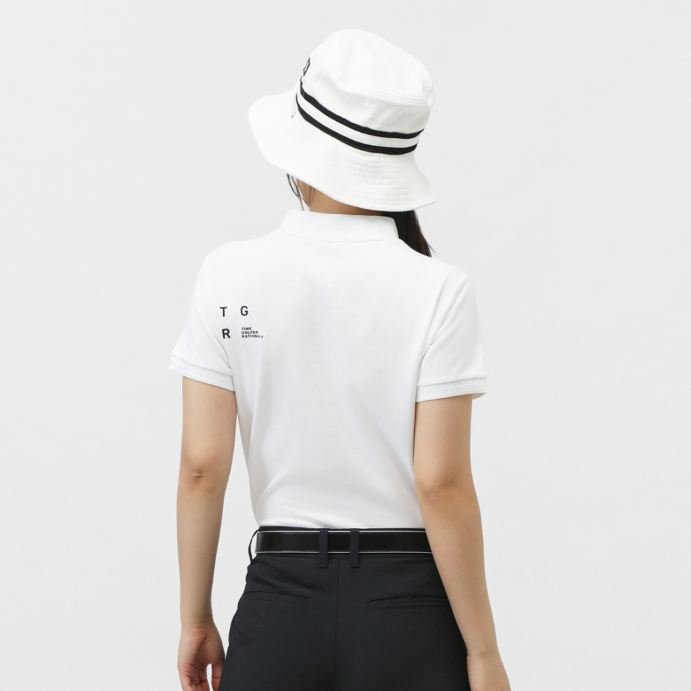 ティゴラ レディース ゴルフウェア 半袖シャツ 春 夏 T.超長綿コットン