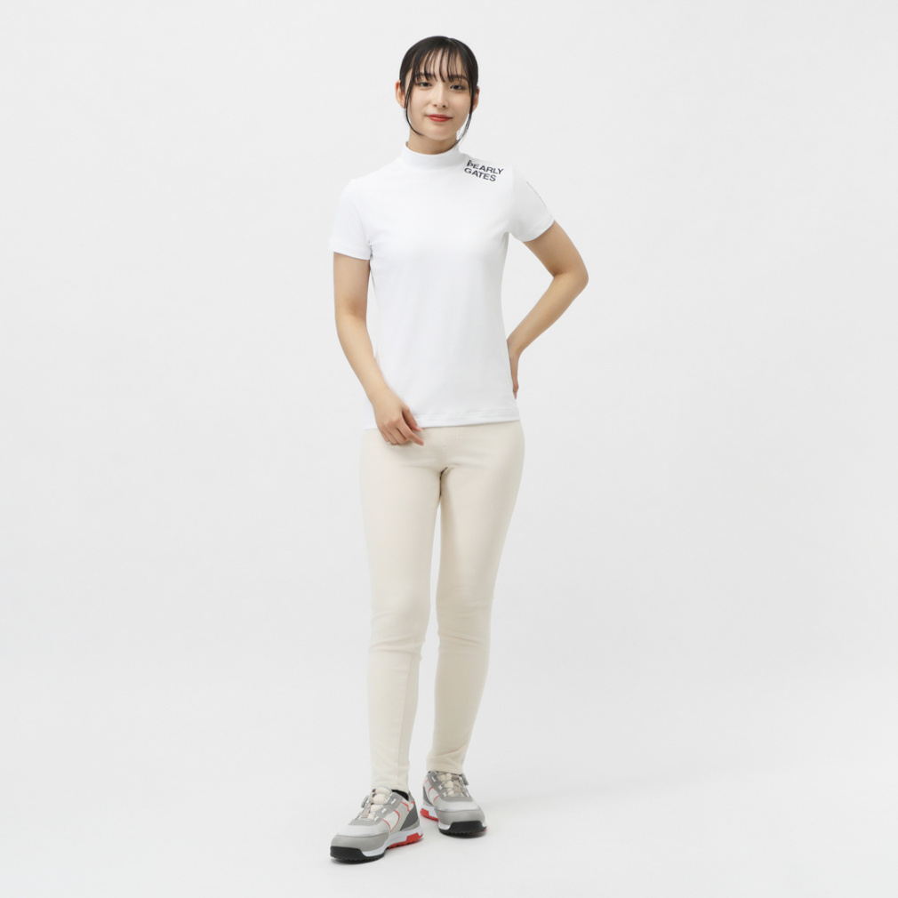 パーリーゲイツ レディース ゴルフウェア 半袖シャツ 春 夏 ベア疑似