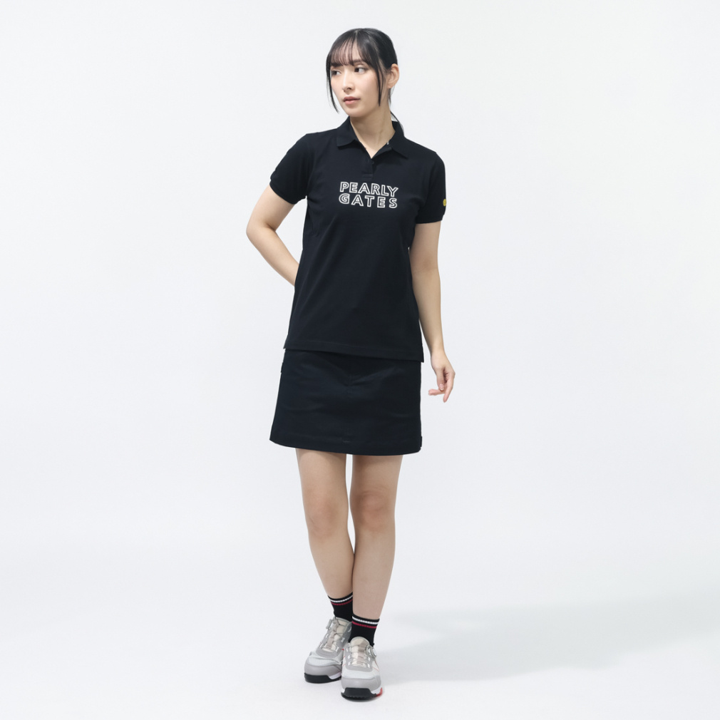 パーリーゲイツ レディース ゴルフウェア 半袖シャツ 春 夏 PGisPG 超