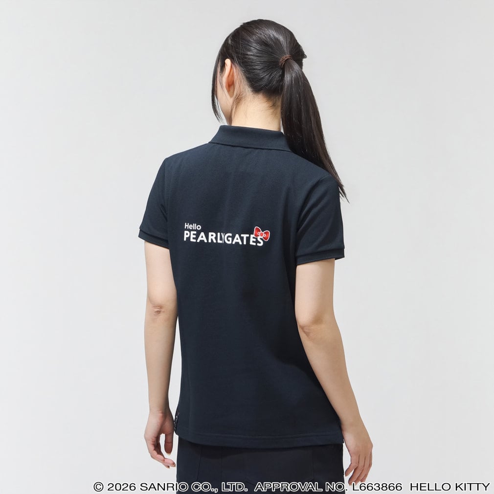 パーリーゲイツ レディース ゴルフウェア 半袖シャツ 春 夏 0 サイズ　S パーリーゲイツ レディース ゴルフウェア 半袖シャツ 春 夏 HELLO