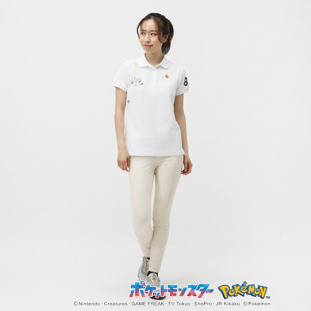 パーリーゲイツ レディース ゴルフウェア 半袖シャツ 春 夏 【ポケモン