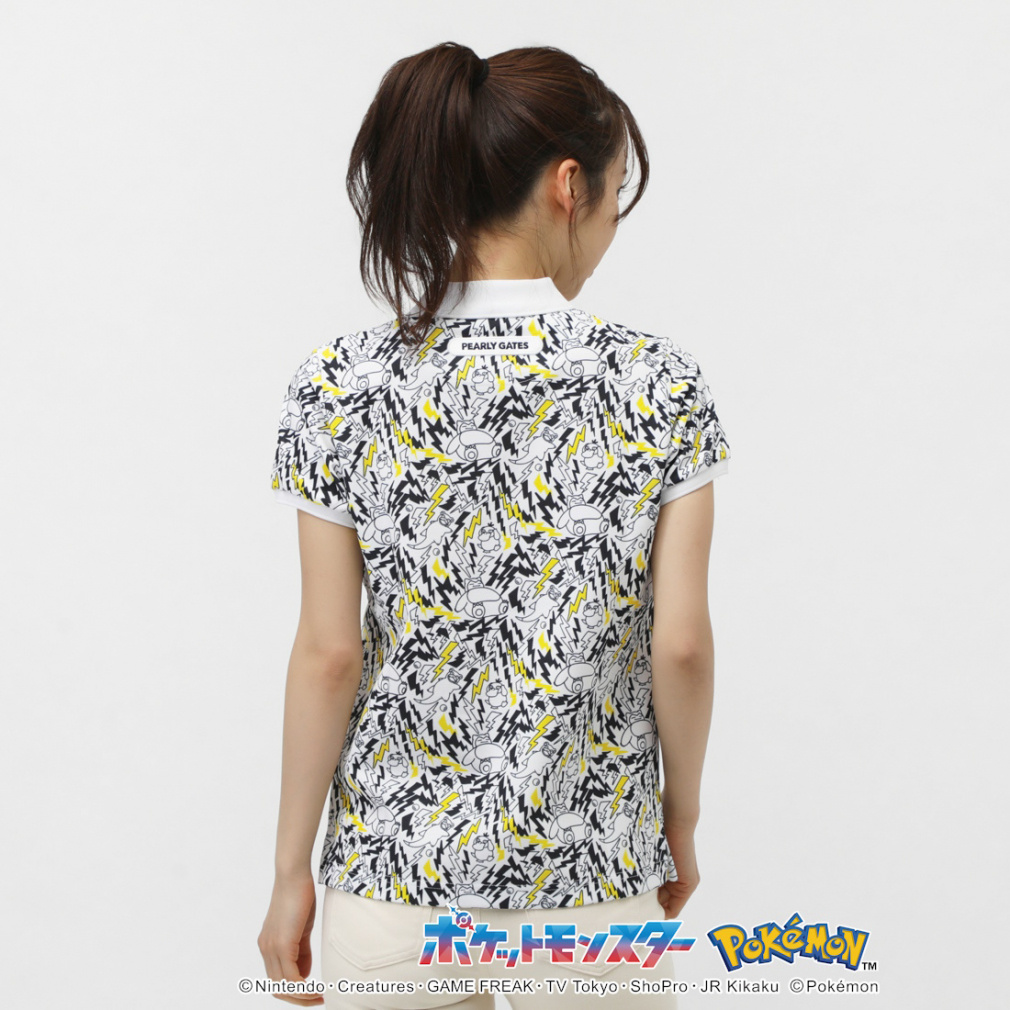 パーリーゲイツ レディース ゴルフウェア 半袖シャツ 春 夏 【ポケモン