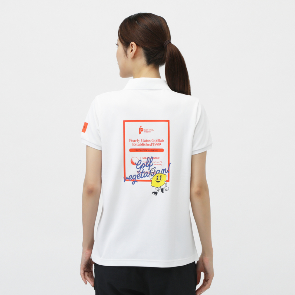 パーリーゲイツ レディース ゴルフウェア 半袖シャツ 春 夏 28G 吸湿性