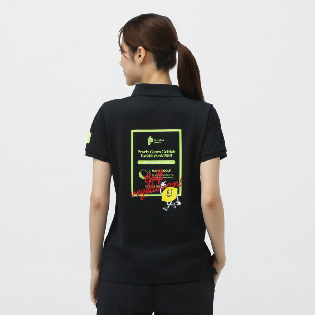 パーリーゲイツ レディース ゴルフウェア 半袖シャツ 春 夏 28G 吸湿性