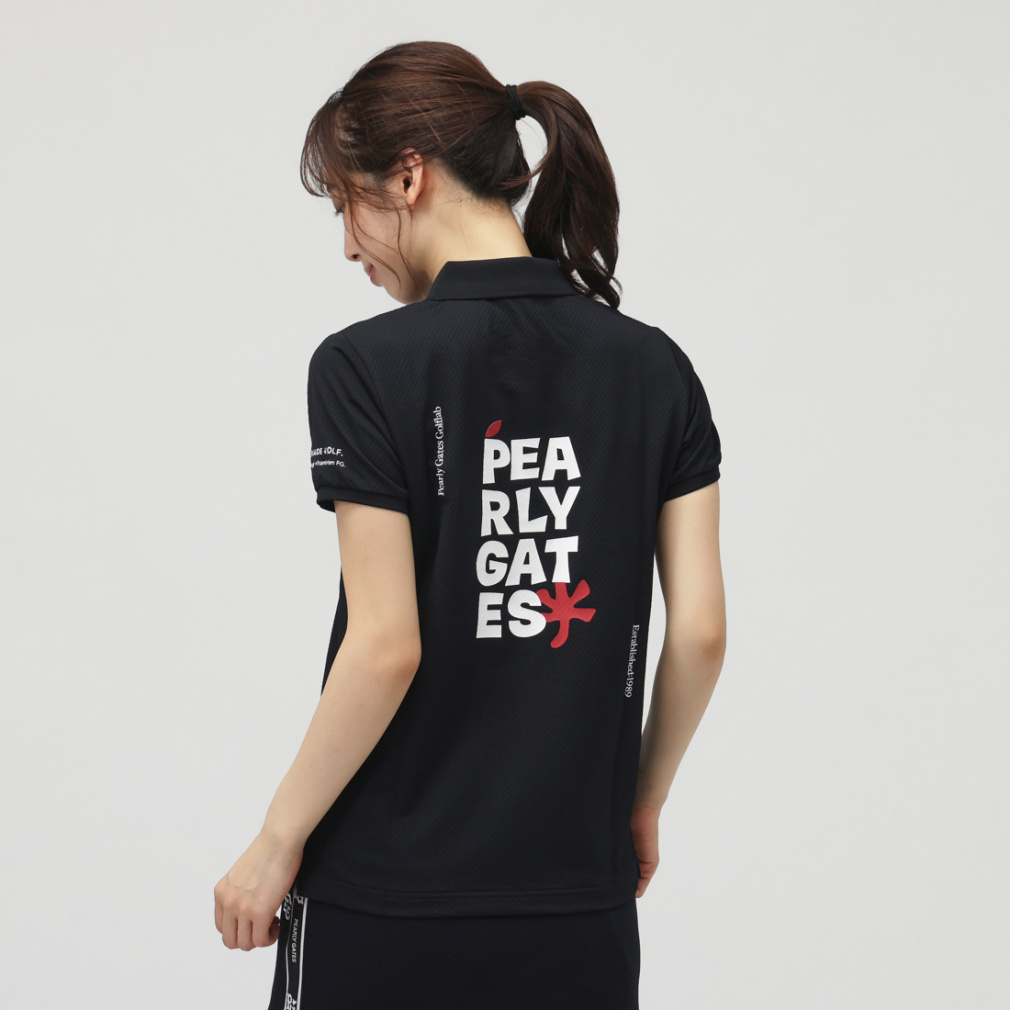 パーリーゲイツ レディース ゴルフウェア 半袖シャツ 春 夏 サッカー