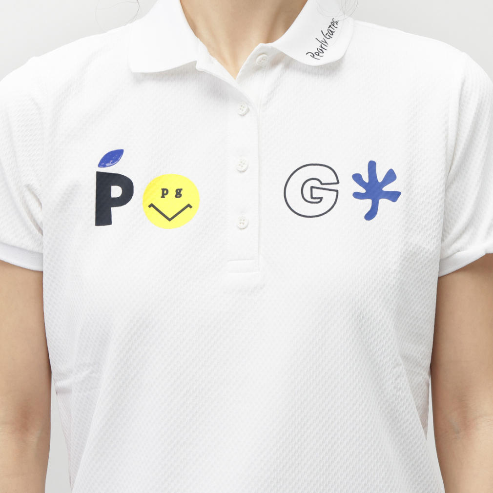 パーリーゲイツ レディース ゴルフウェア 半袖シャツ 春 夏 サッカー