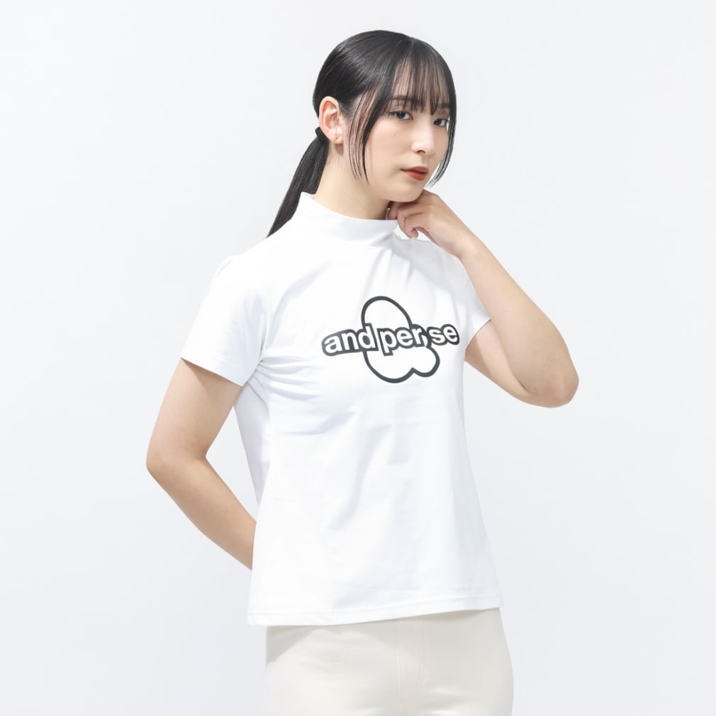 アンパスィ レディース ゴルフウェア 半袖シャツ 春 夏 リファイン