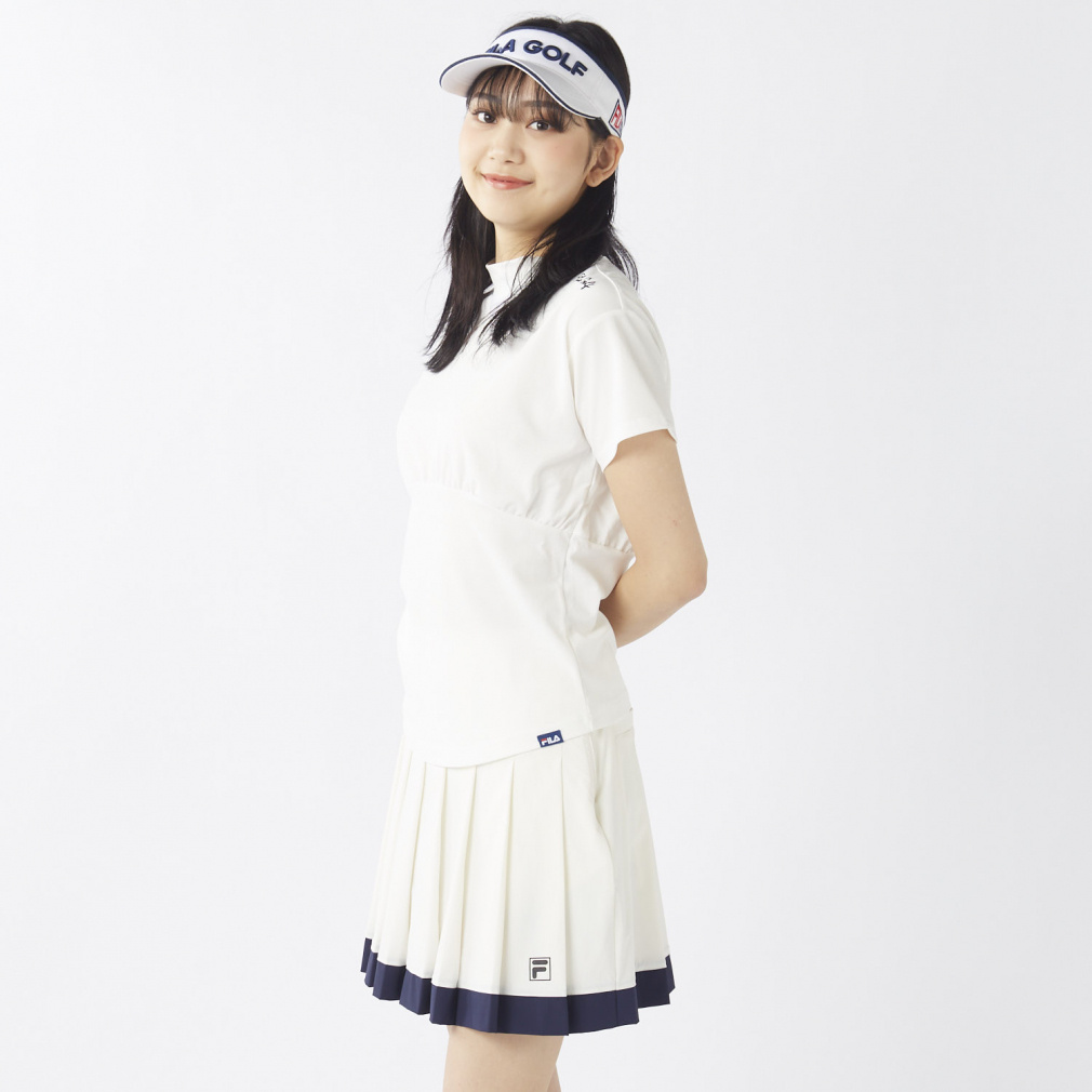 フィラ レディース ゴルフウェア 半袖シャツ 春 夏 モックネックシャツ