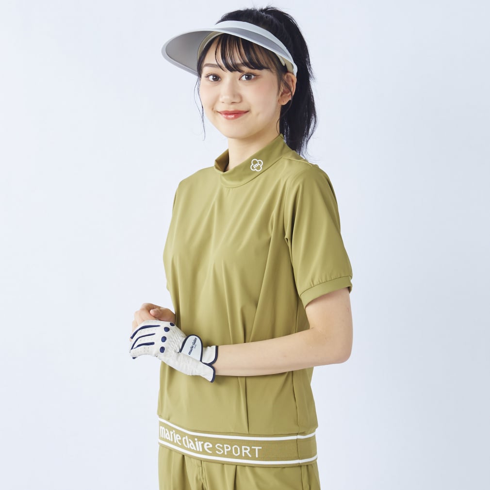 マリ クレール レディース ゴルフウェア 半袖シャツ 春 夏 半袖プル