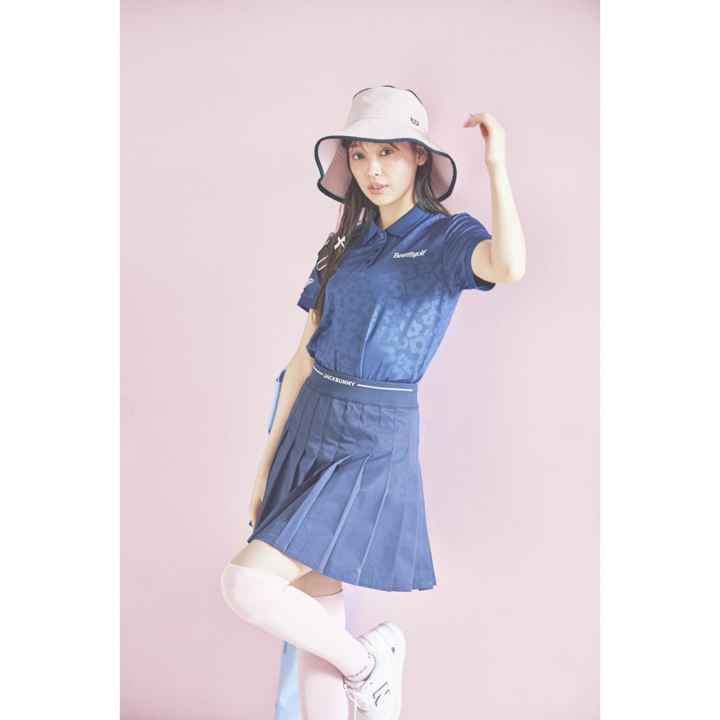 ビームスゴルフ レディース ゴルフウェア 半袖シャツ 春 夏 WOMEN 花柄