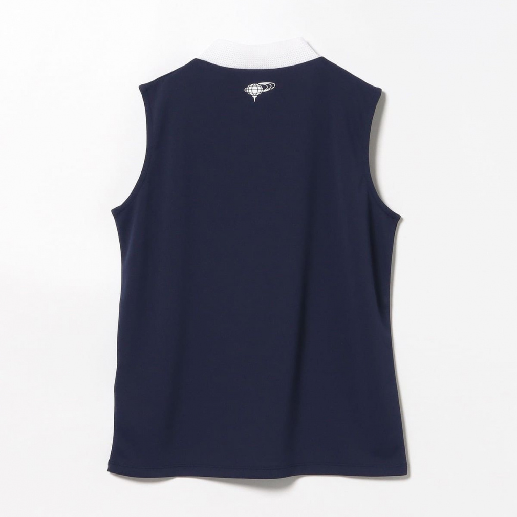 BEAMS GOLF ネイビー ノースリーブシャツ BEAMS GOLF（ビームス ゴルフ）PURPLE LABEL / MONTAUK ノースリーブ