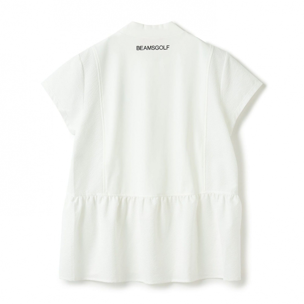 ビームスゴルフ レディース ゴルフウェア 半袖シャツ 春 夏 ORANGE