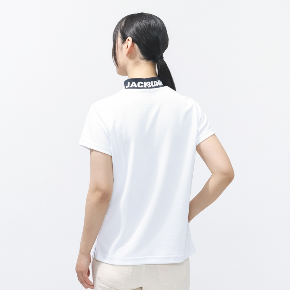 ジャック バニー レディース ゴルフウェア 半袖シャツ 春 夏 ロゴ