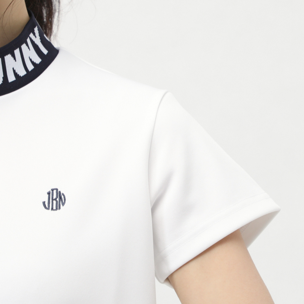 ダブルフェイスカノコモックネックカットソー(半袖) 2635167112