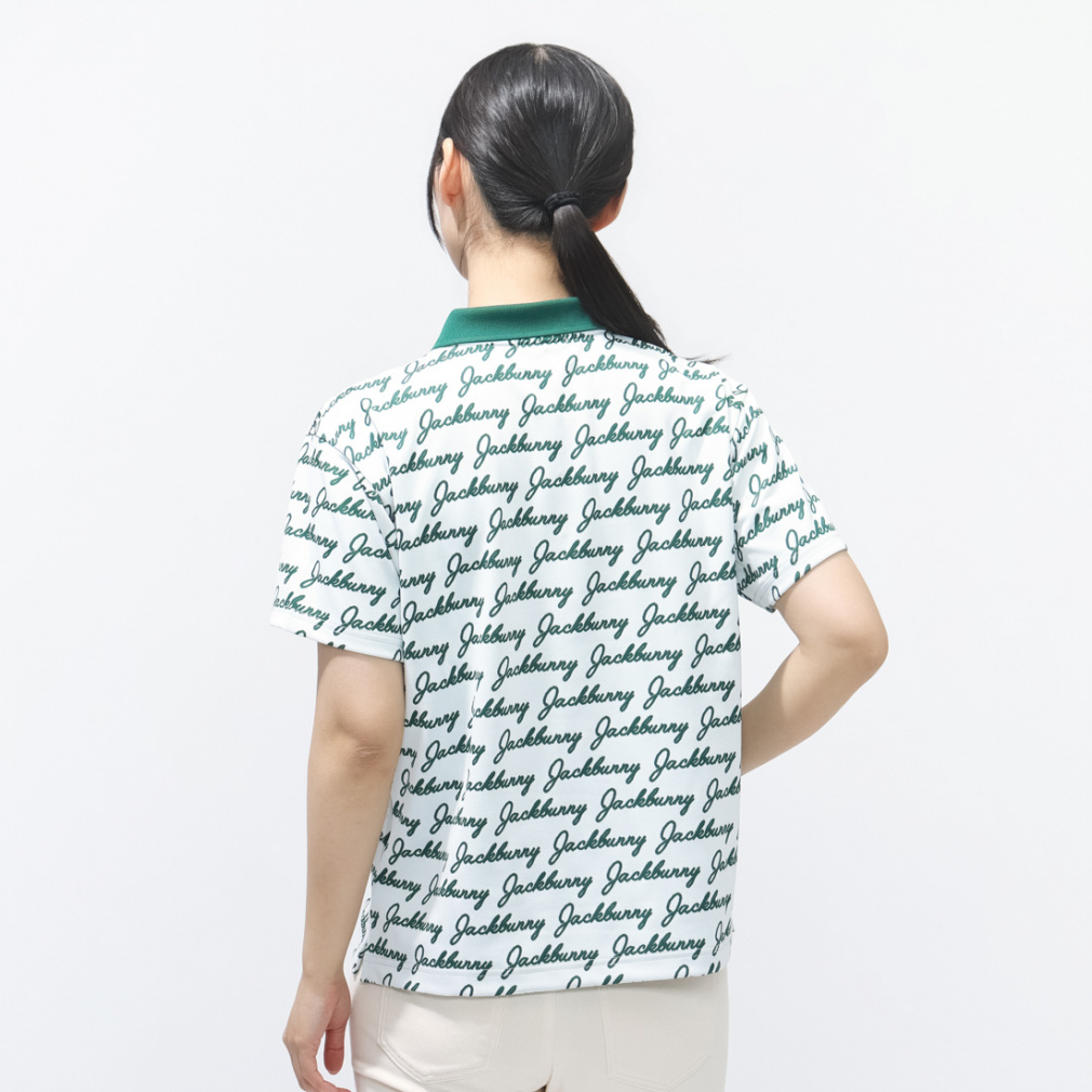 ジャック バニー レディース ゴルフウェア 半袖シャツ 春 夏 Pe/Ny