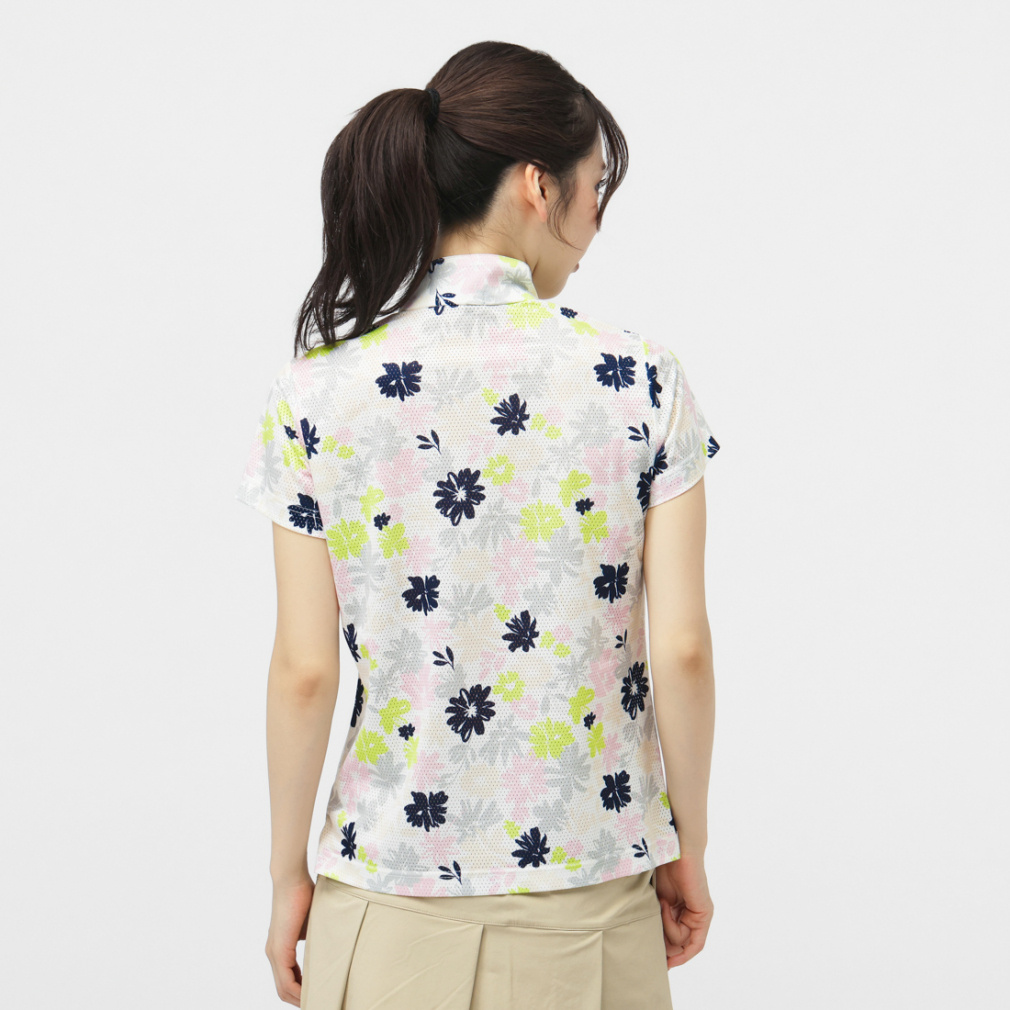 通気UVカットメッシュ総柄ハーフZIPシャツ TR-1H2545Z｜Alpen Online