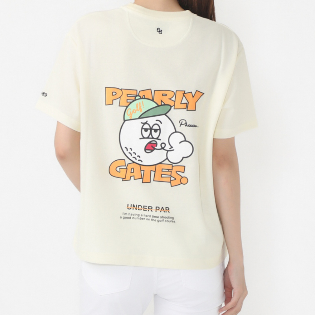 パーリーゲイツ レディース ゴルフウェア 半袖シャツ 秋 冬 T/C